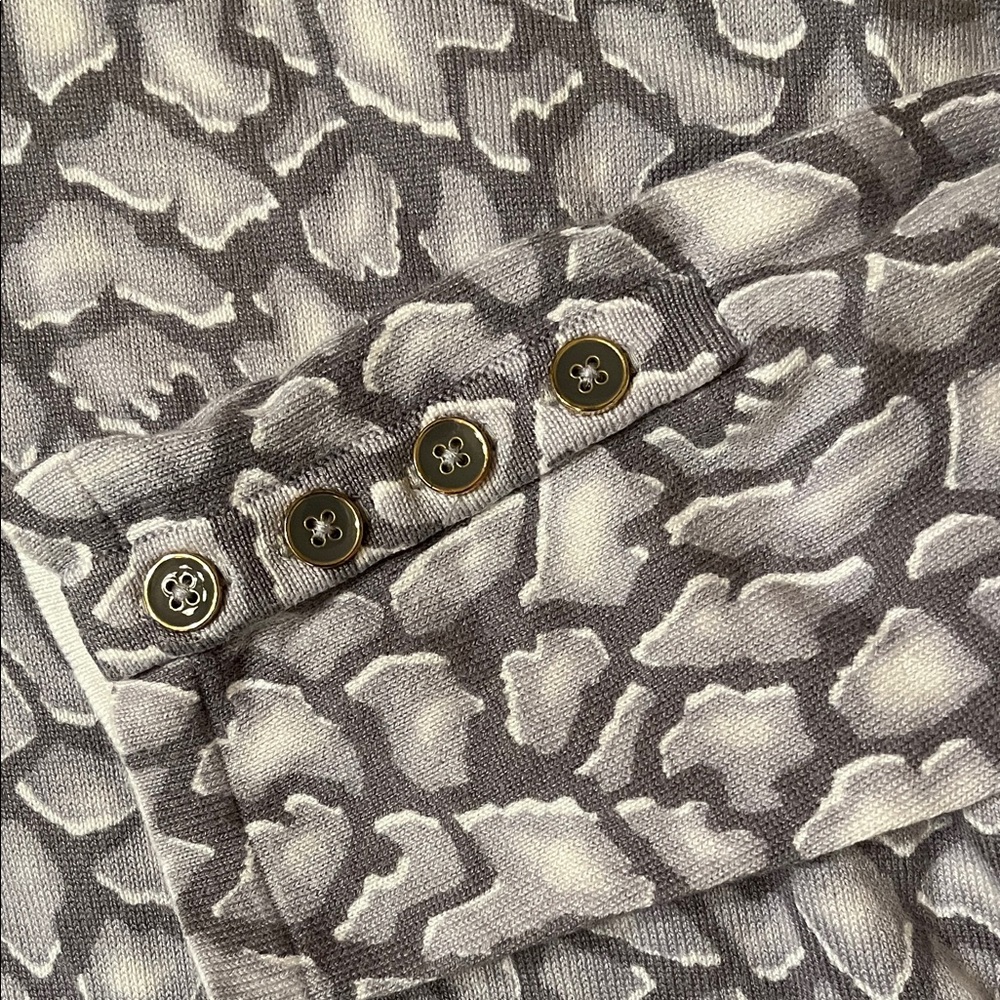 J. Mclaughlin Stone Pattern Crew Neck Sweater Siz… - image 4